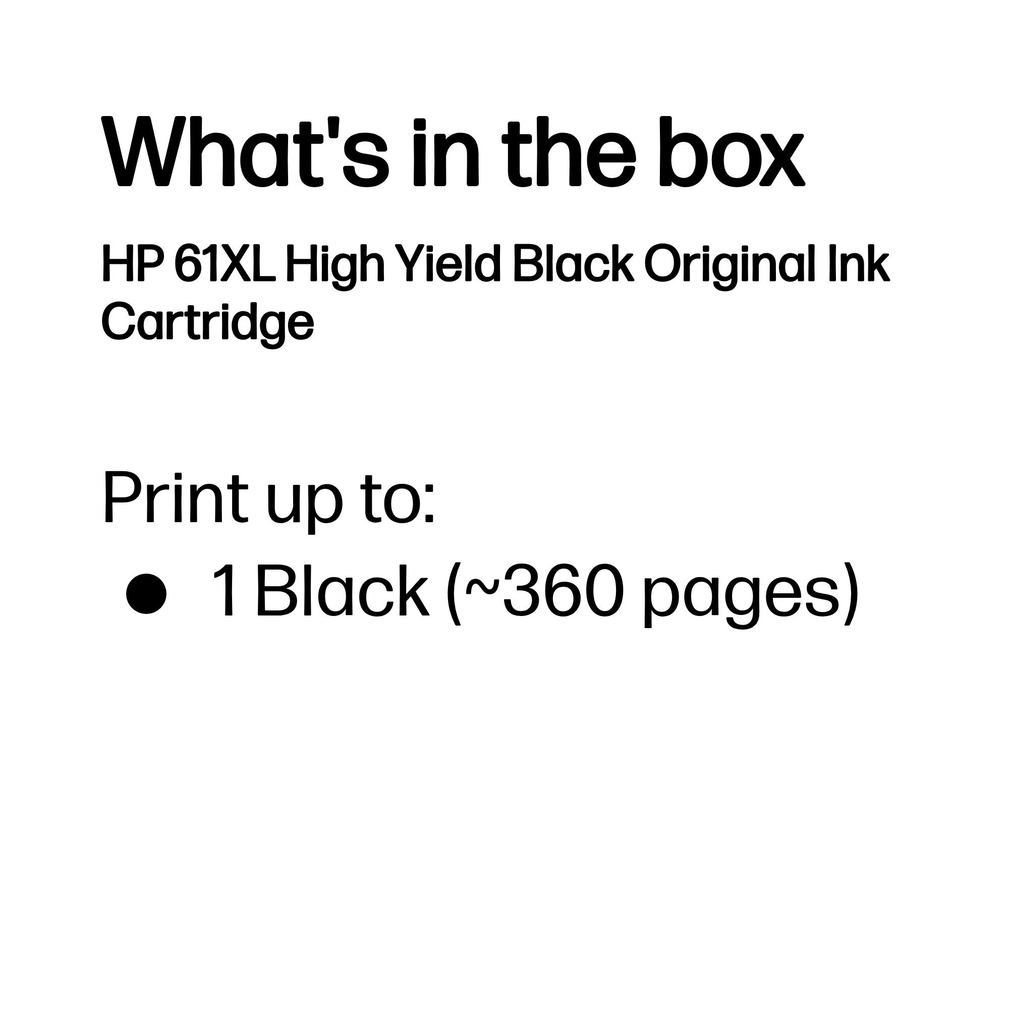 HP# 61 XL Black  C0PA4AA HP — view 5