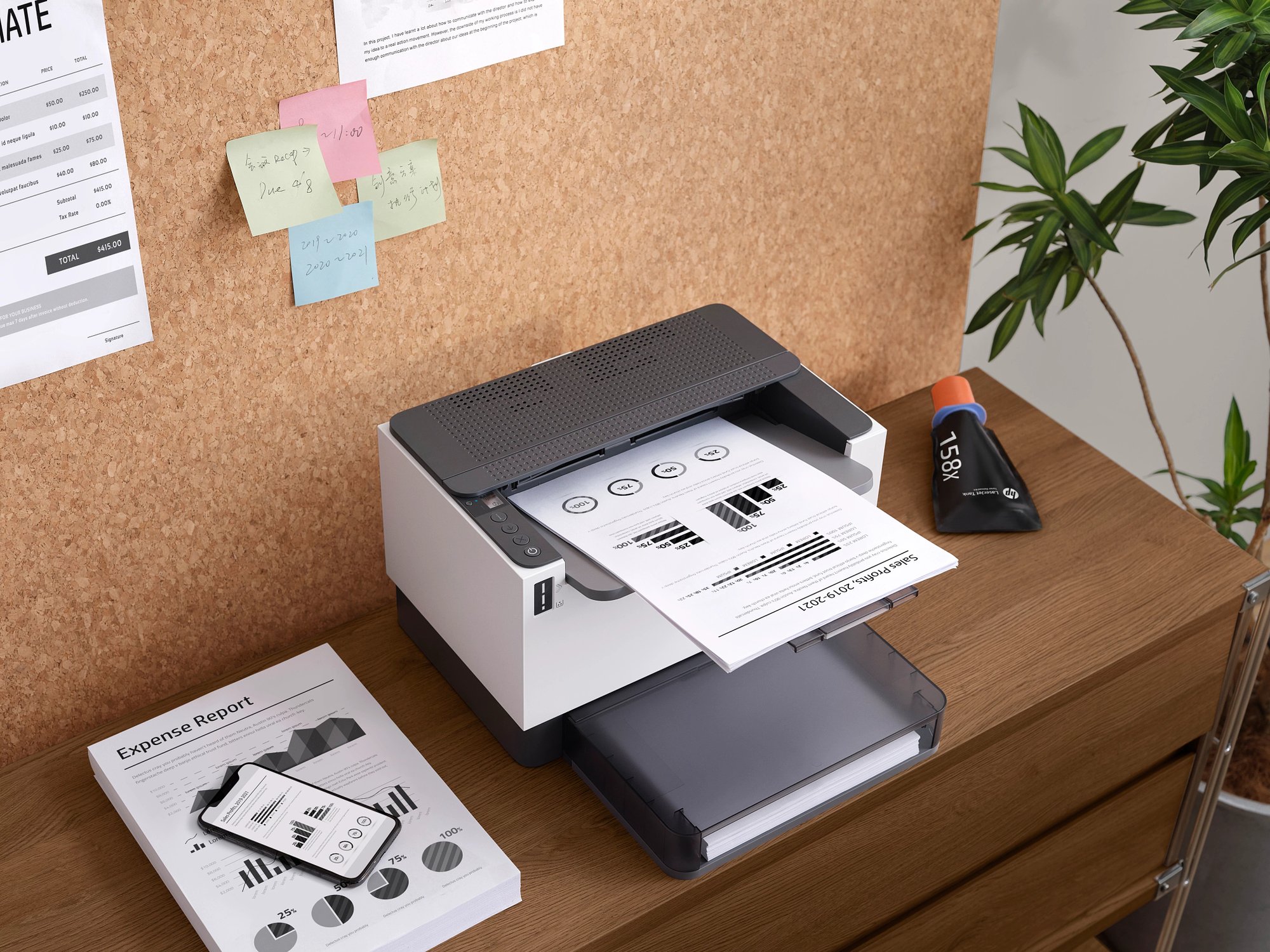 HP 727 300ml Gray Ink 3WX21A HP — view 4