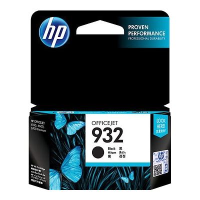 HP #932 Black Ink Cart CN057AA HP — view 1