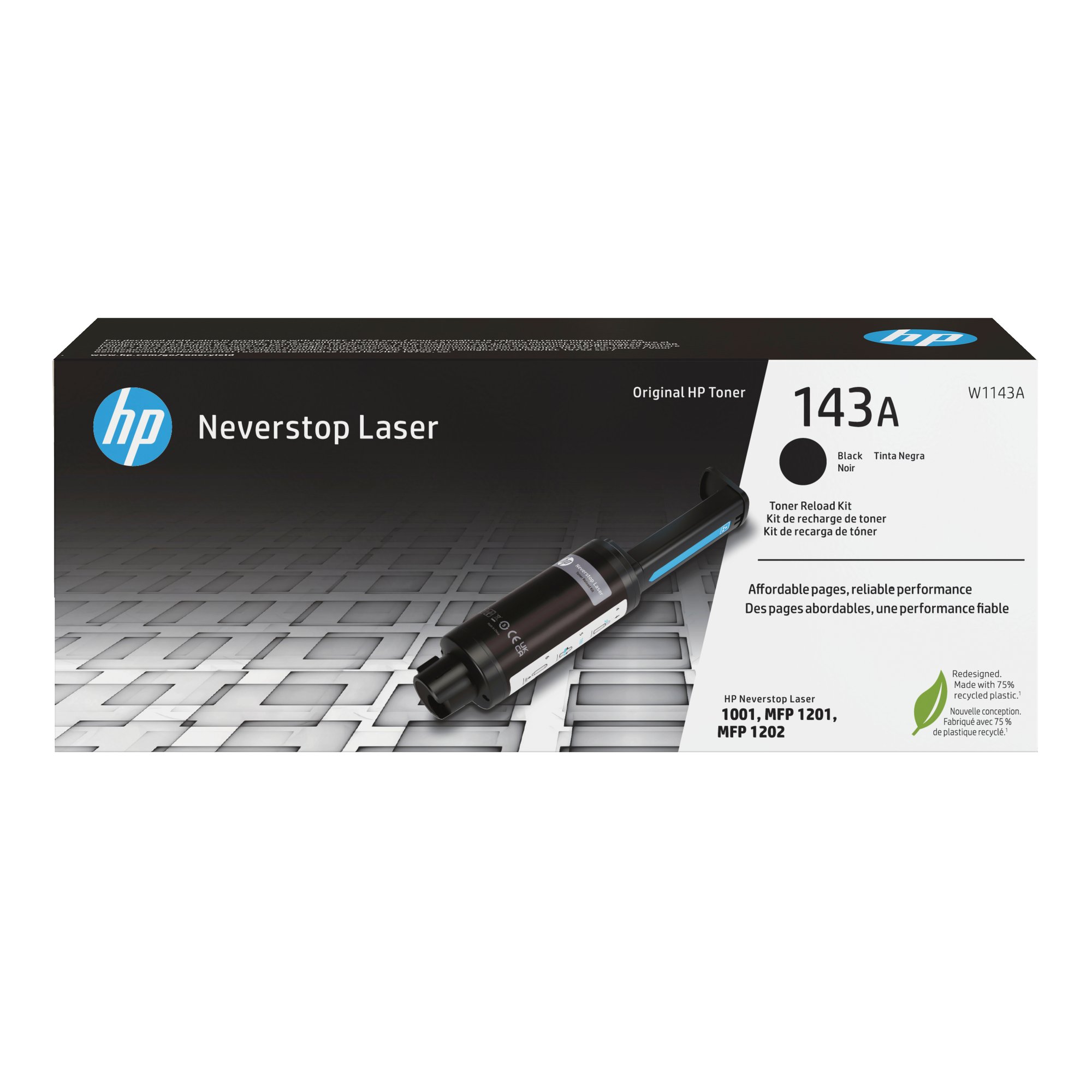 HP #143A Black Toner W1143A HP — view 2