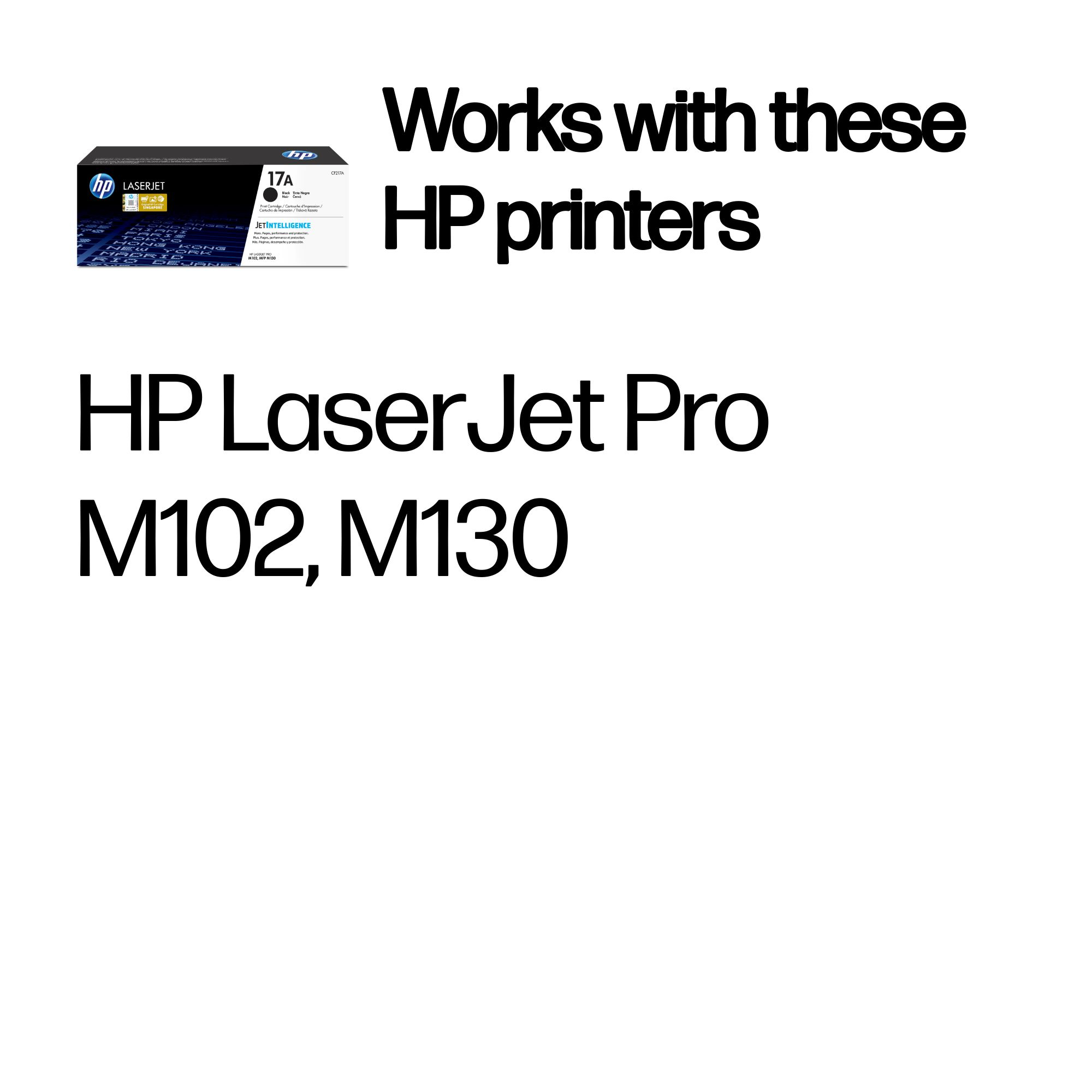 HP #17A Black Toner CF217A HP — view 3