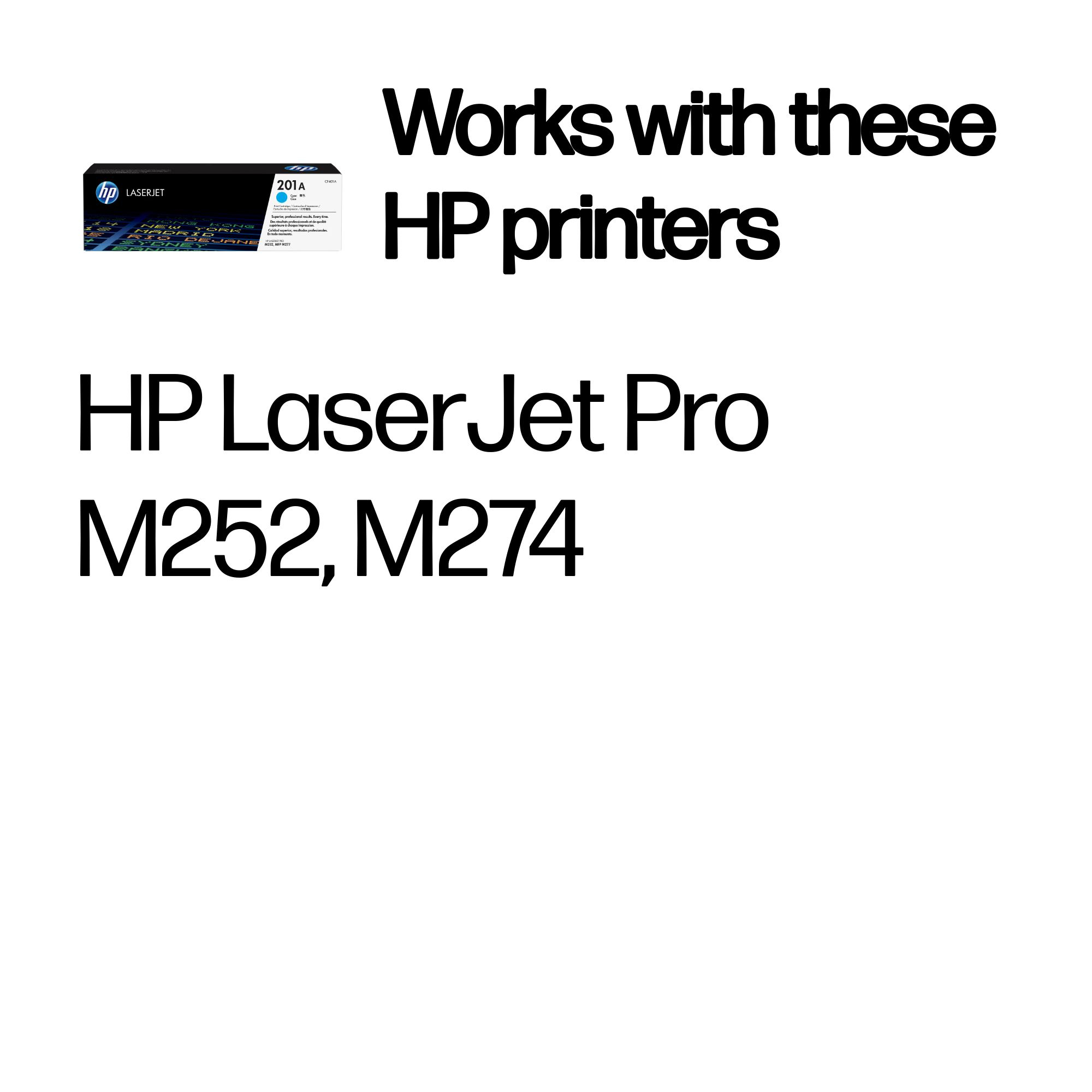 HP #201A Cyan Toner CF401A HP — view 3