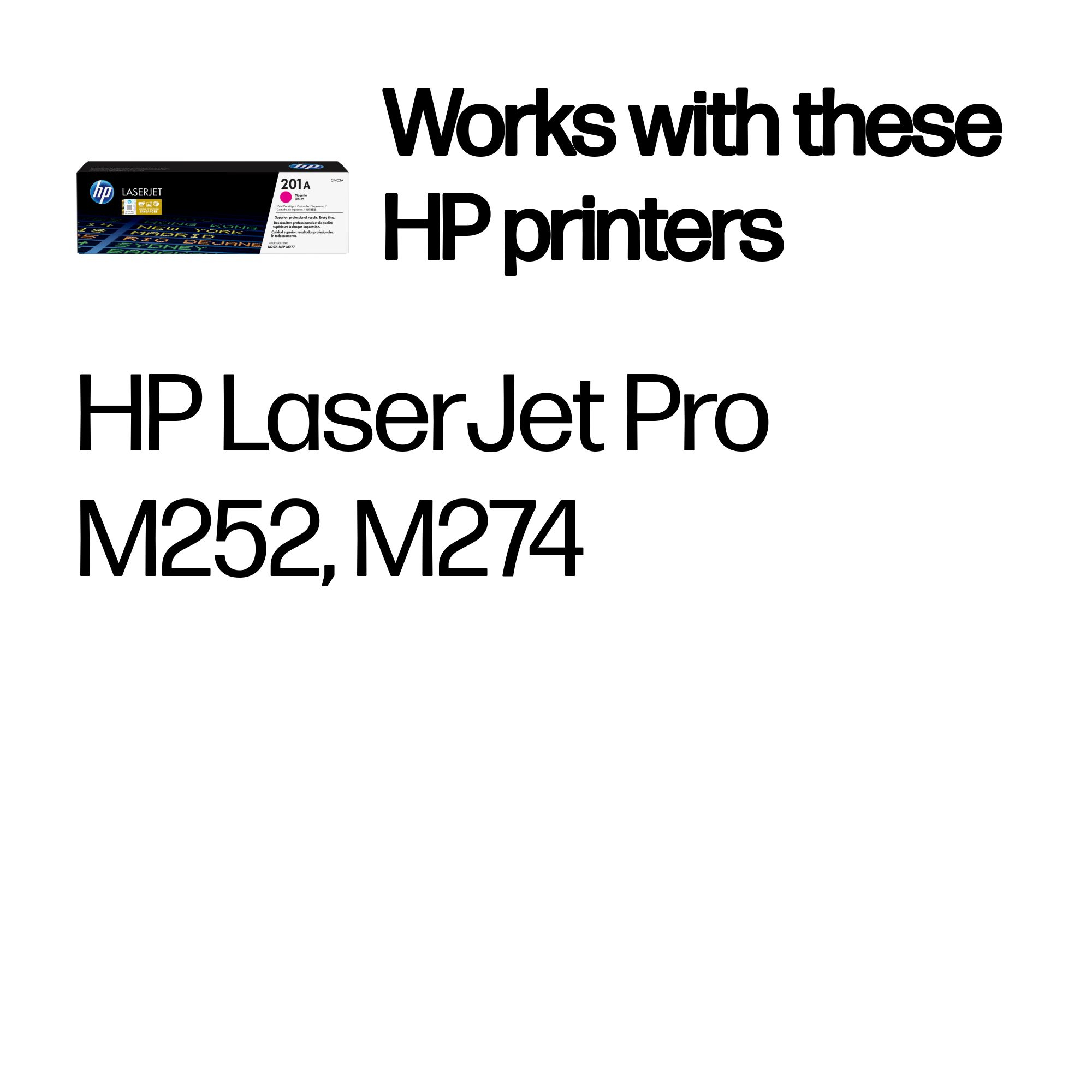 HP #201A Magenta Toner CF403A HP — view 3