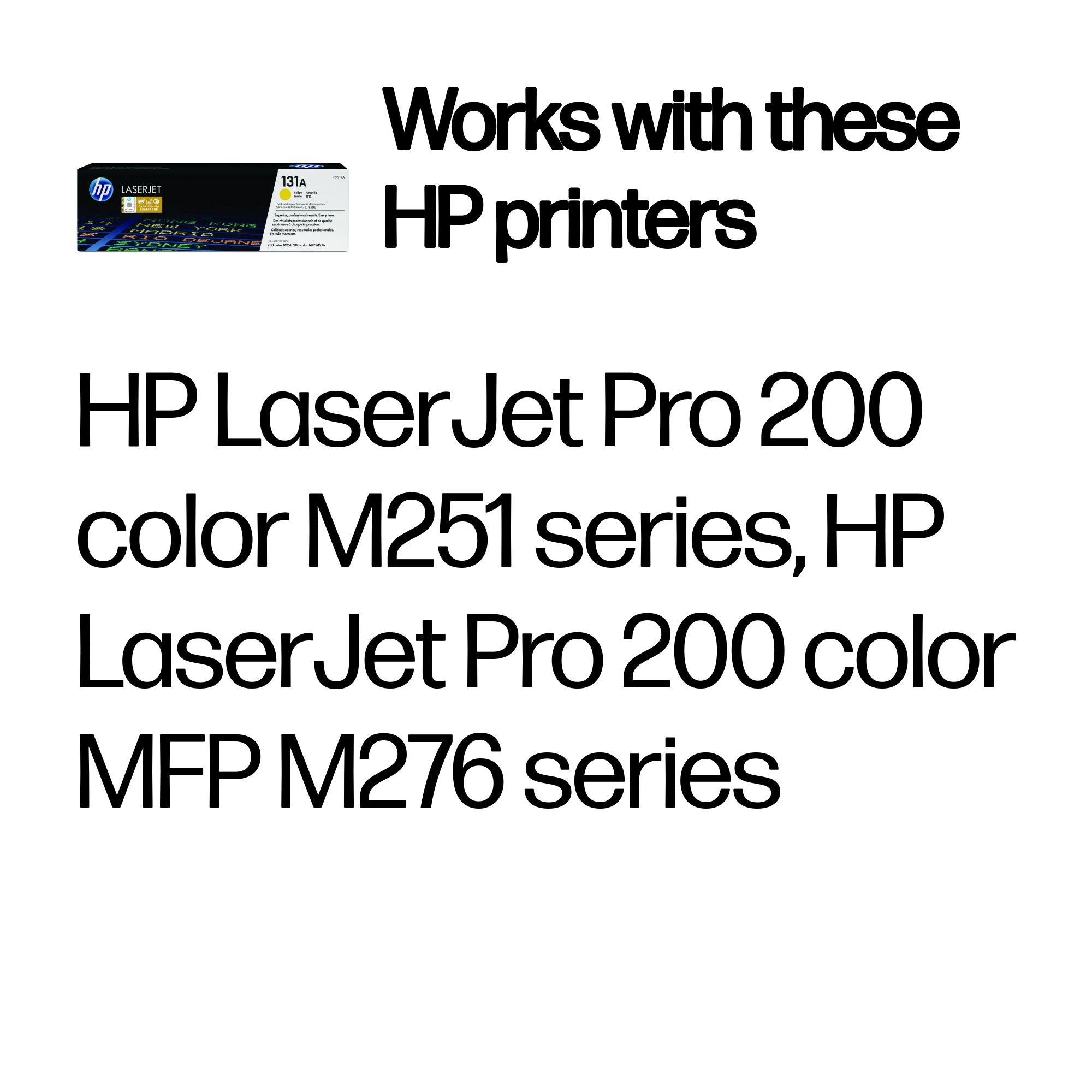HP #131A Yellow Toner CF212A HP — view 3