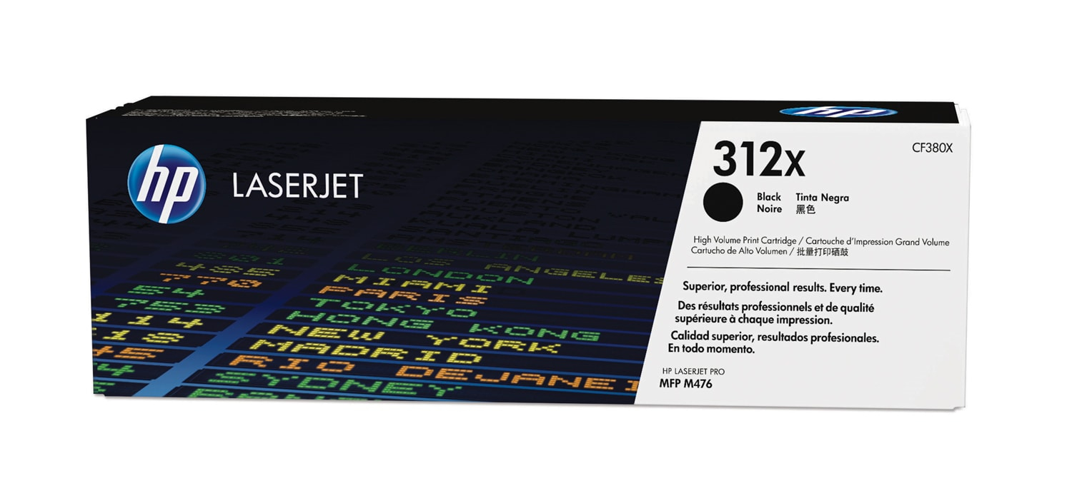 HP #312X Black Toner CF380X HP — view 2