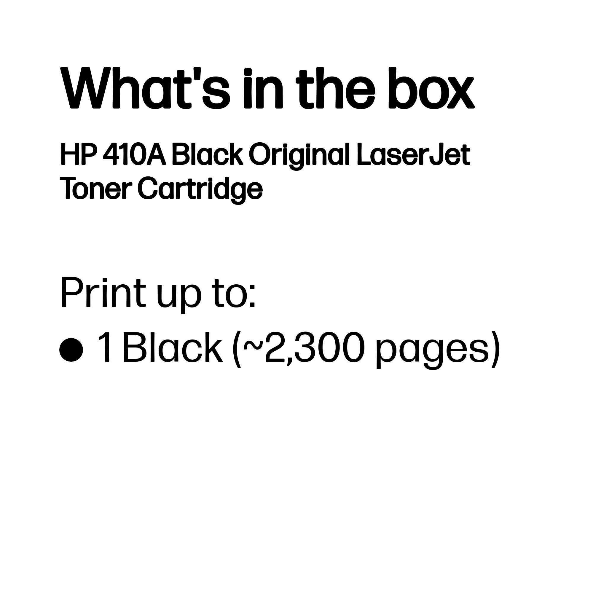 HP #410A Black Toner CF410A HP — view 4