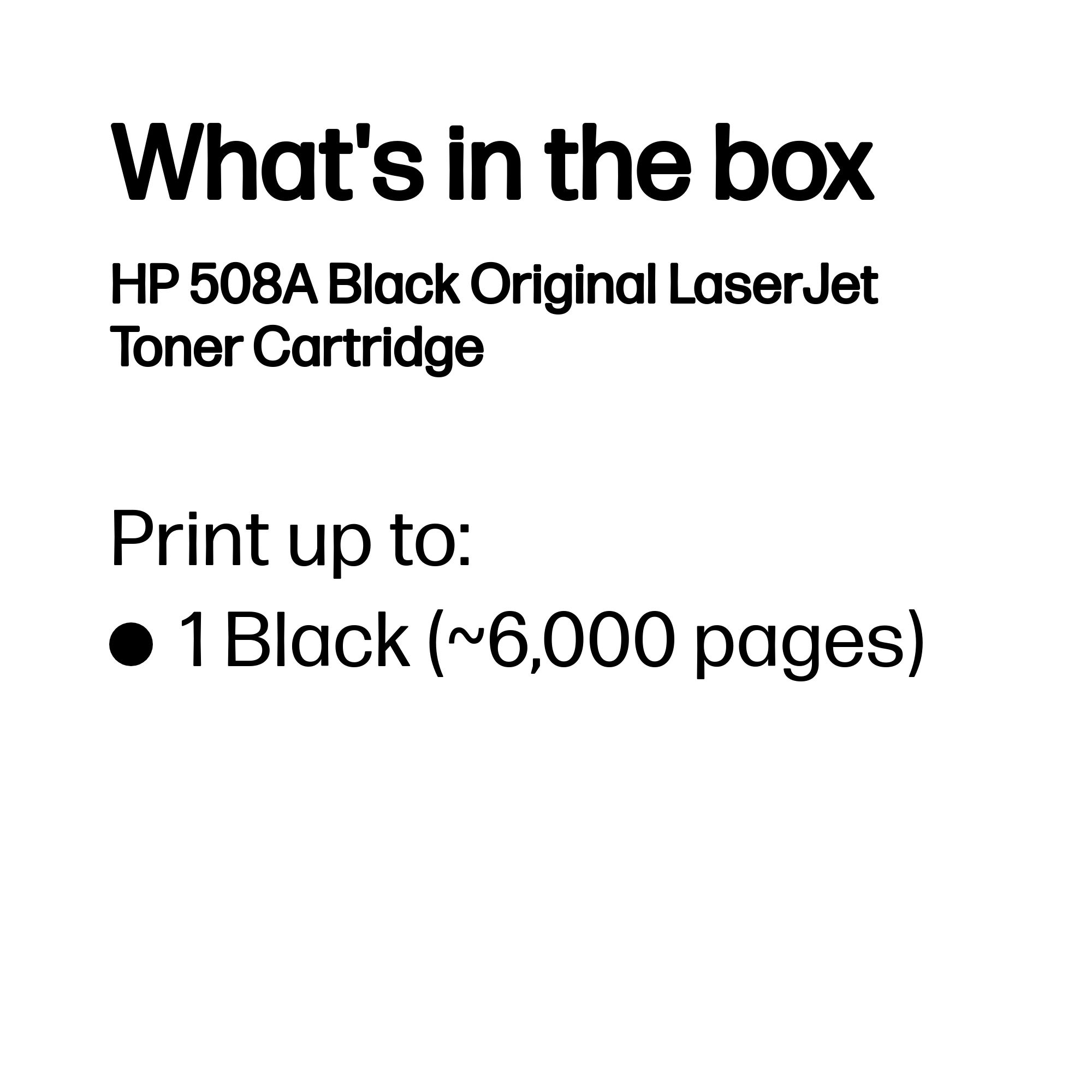 HP #508A Black Toner CF360A HP — view 4