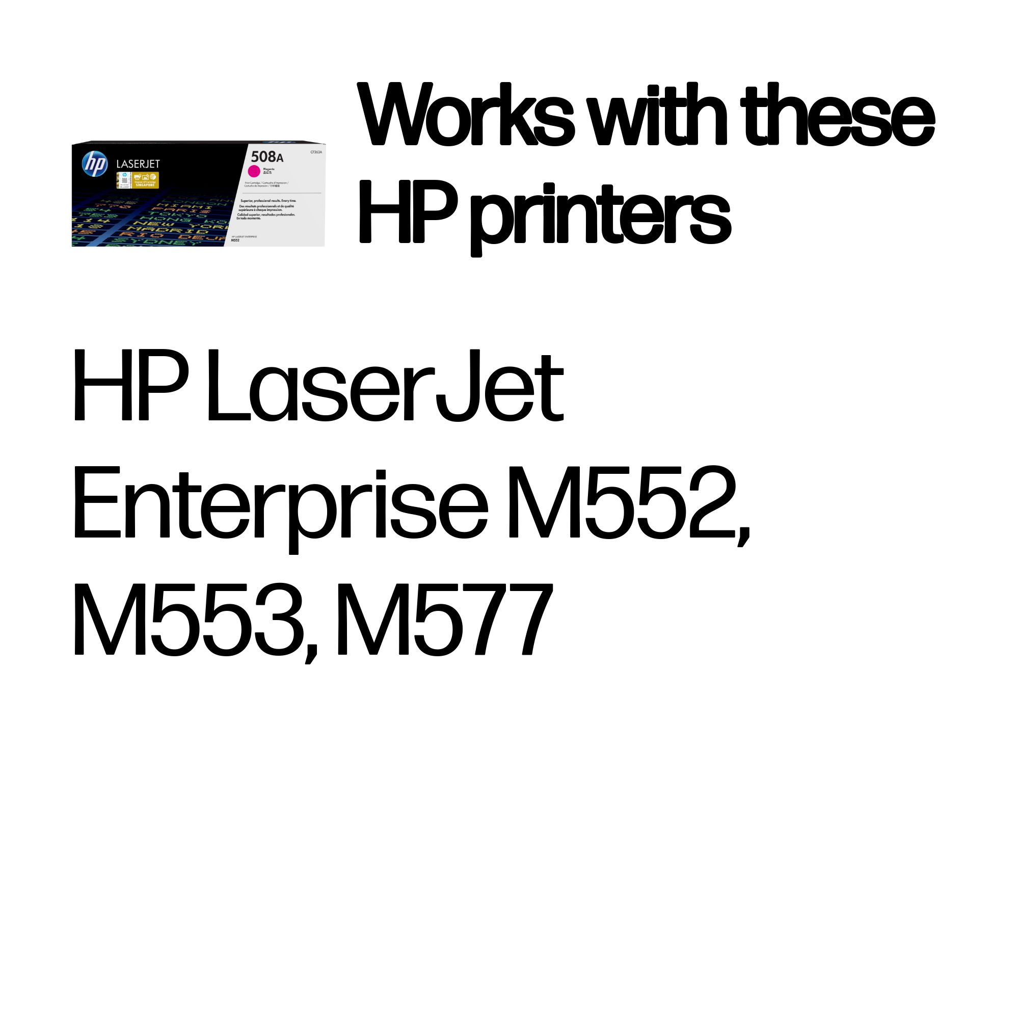 HP #508A Magenta Toner CF363A HP — view 3