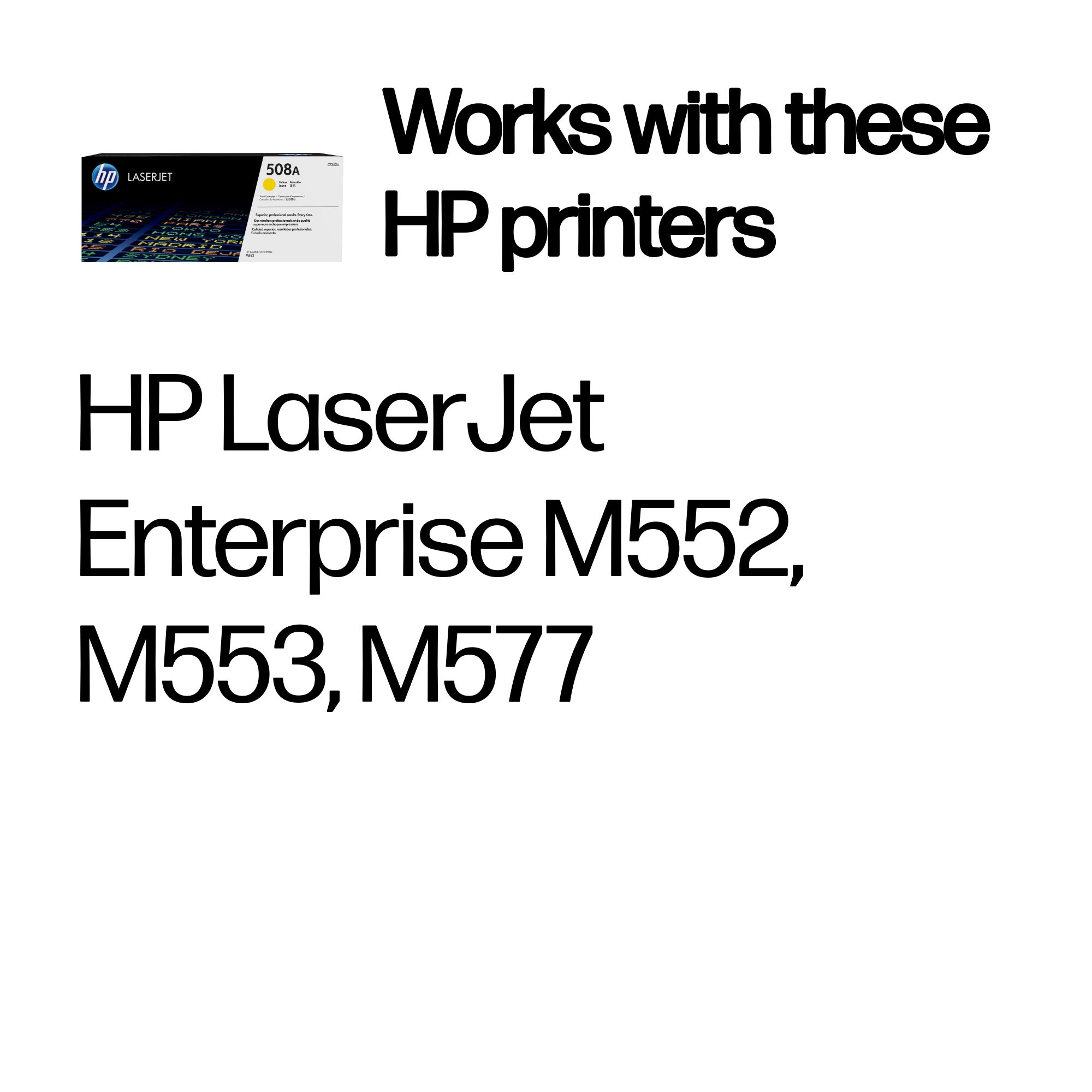 HP #508A Yellow Toner CF362A HP — view 3