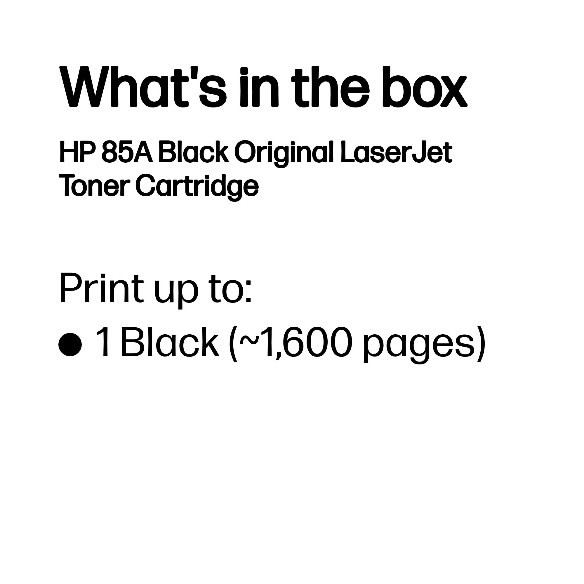 HP #85A Black Toner CE285A HP — view 4