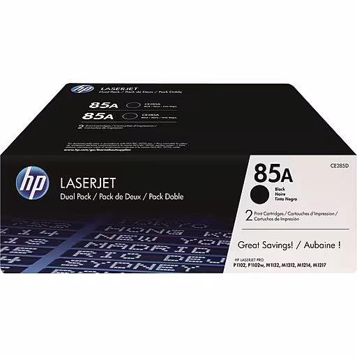 HP 85A Blk Ton Dual Pk CE285AD HP — view 2