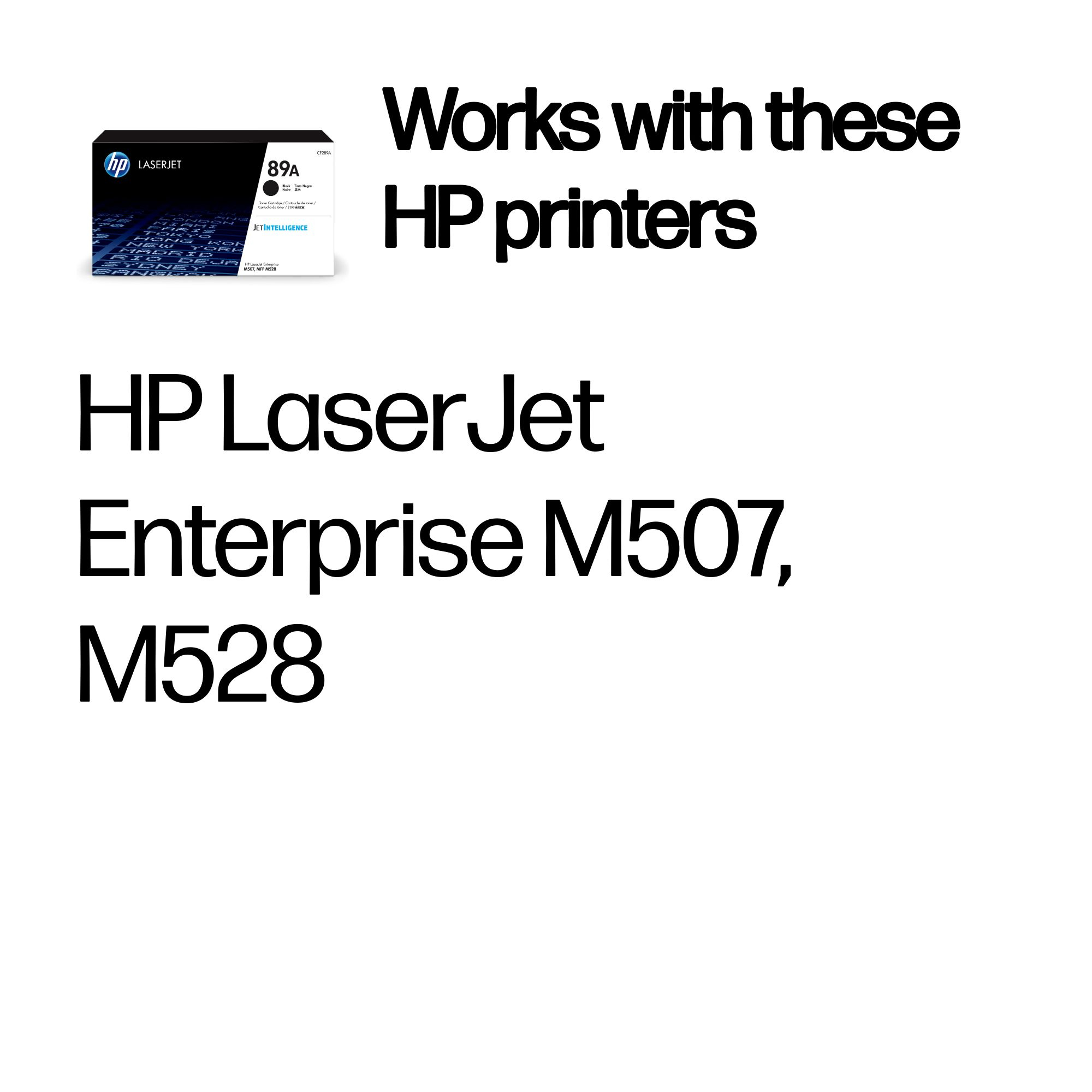 HP #89A Black Toner CF289A HP — view 3