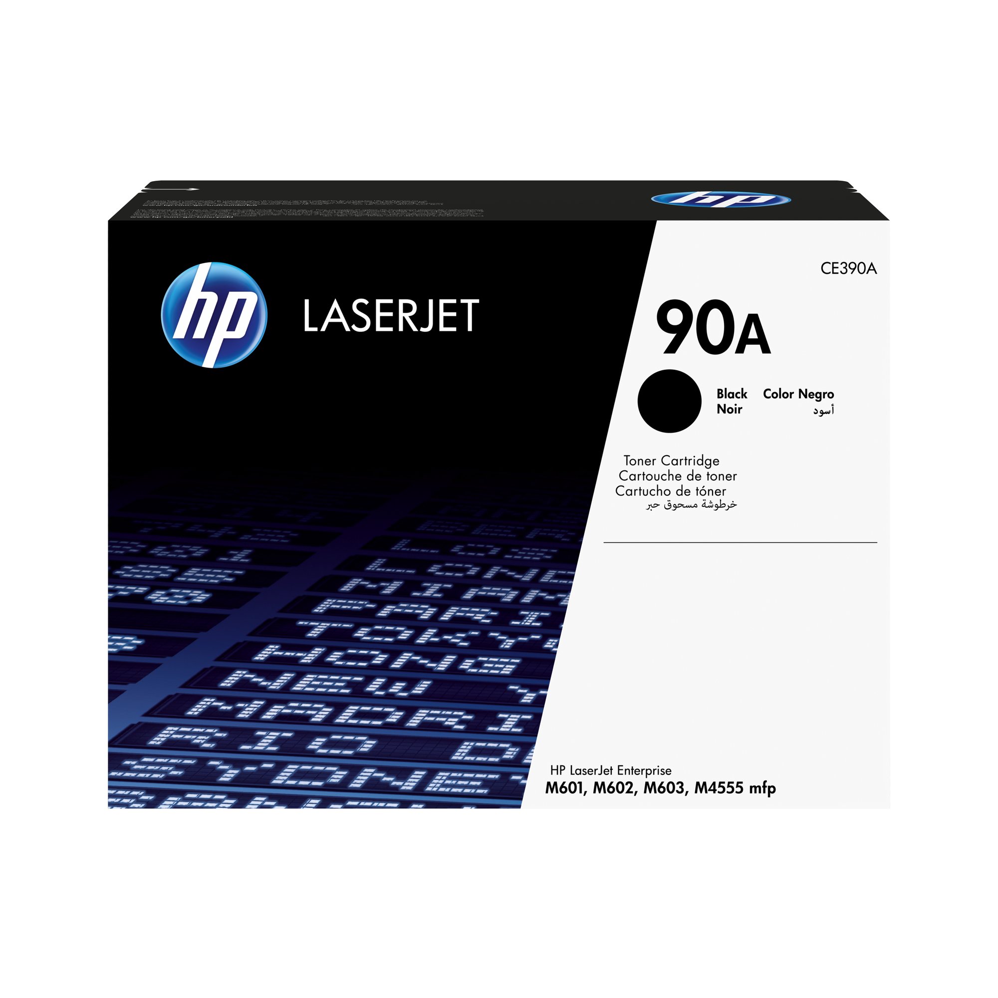 HP #90A Black Toner CE390A HP — view 2