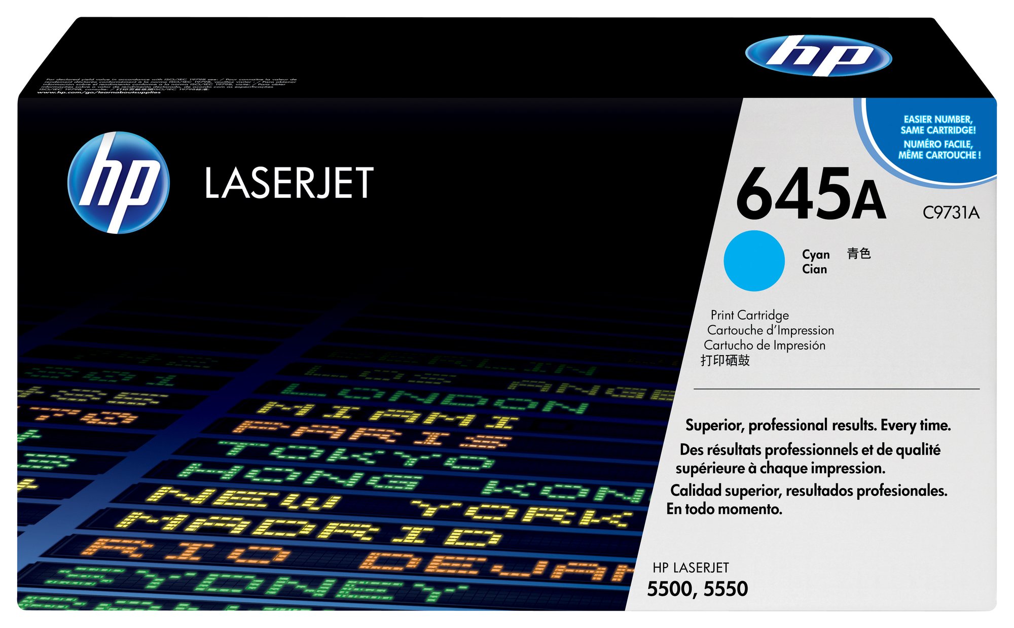 HP #645A Cyan Toner C9731A HP — view 2