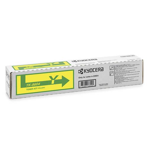Kyocera TK8604 Yellow Toner Kyocera — view 2