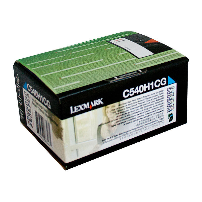Lexm C540H1CG Cyan Toner Lexmark — view 2