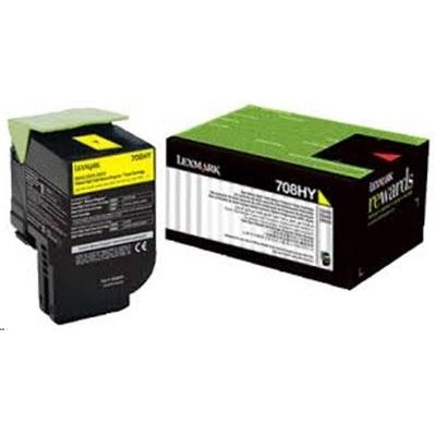 Lexm 708HY HY Yellow Toner Lexmark — view 2