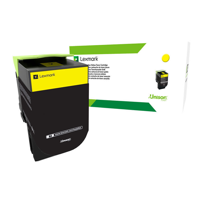 Lexm 708XY Extra HY Yell Toner Lexmark — view 2