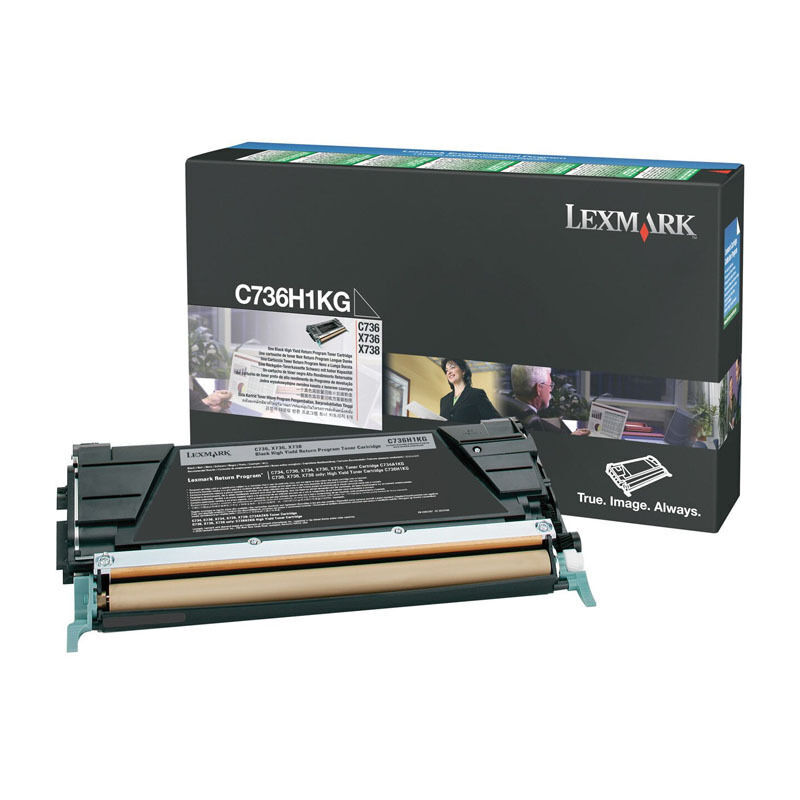 Lexm C736 Black HY Toner Lexmark — view 2