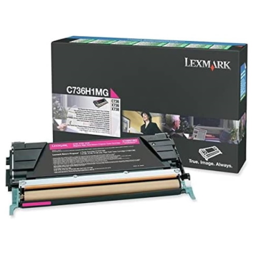 Lexm C736 Magenta HY Toner Lexmark — view 2