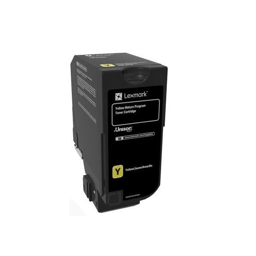 Lexm 74C60Y0 Yellow Toner Lexmark — view 2