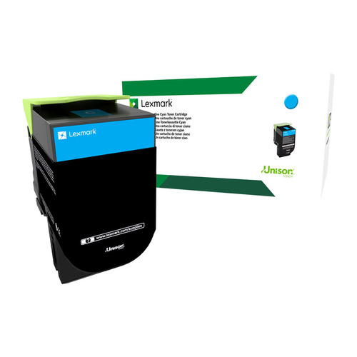 Lexm 808SC Std Cyan Toner Lexmark — view 2