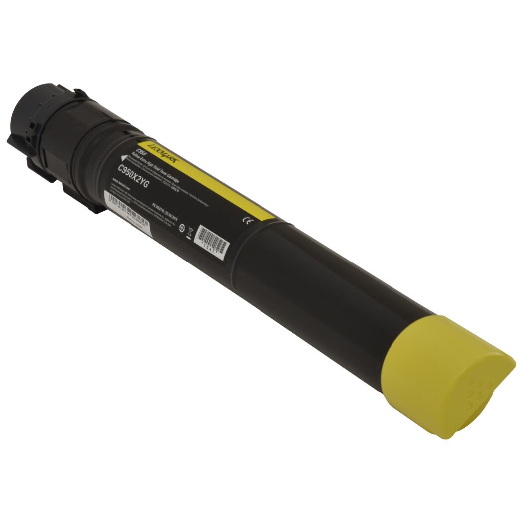 Lexm C950X2YG Yellow Toner Lexmark — view 2