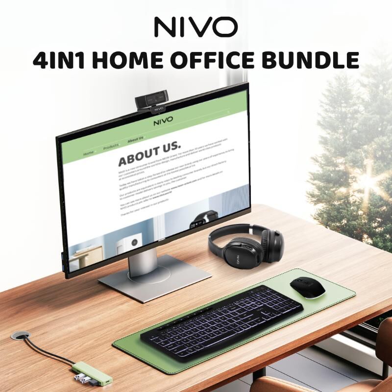 NIVO KB+ Mouse+Webcam+Headset Nivo Frameo — view 3