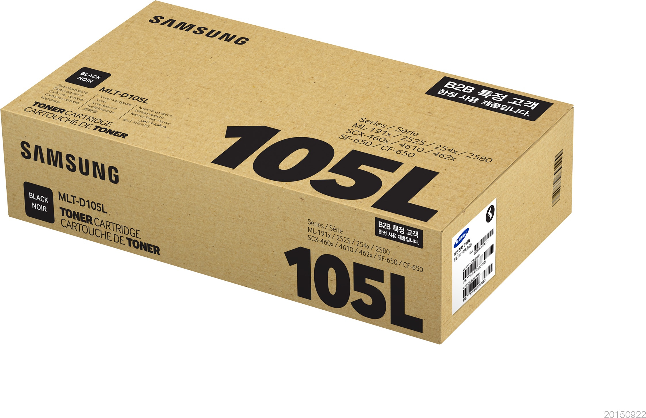 Samsung MLTD105L HY Toner Samsung — view 2