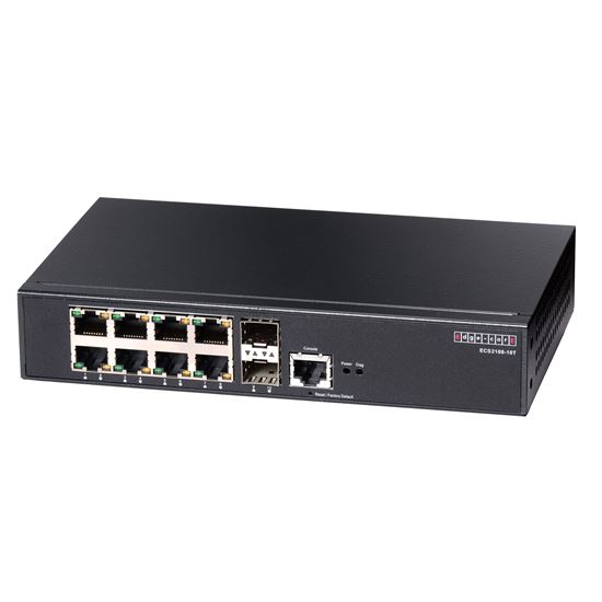 EDGECORE 8 Port (2 SFP & 8 RJ-45) Gigabit Web-Smart Pro Switch. Edgecore — view 2
