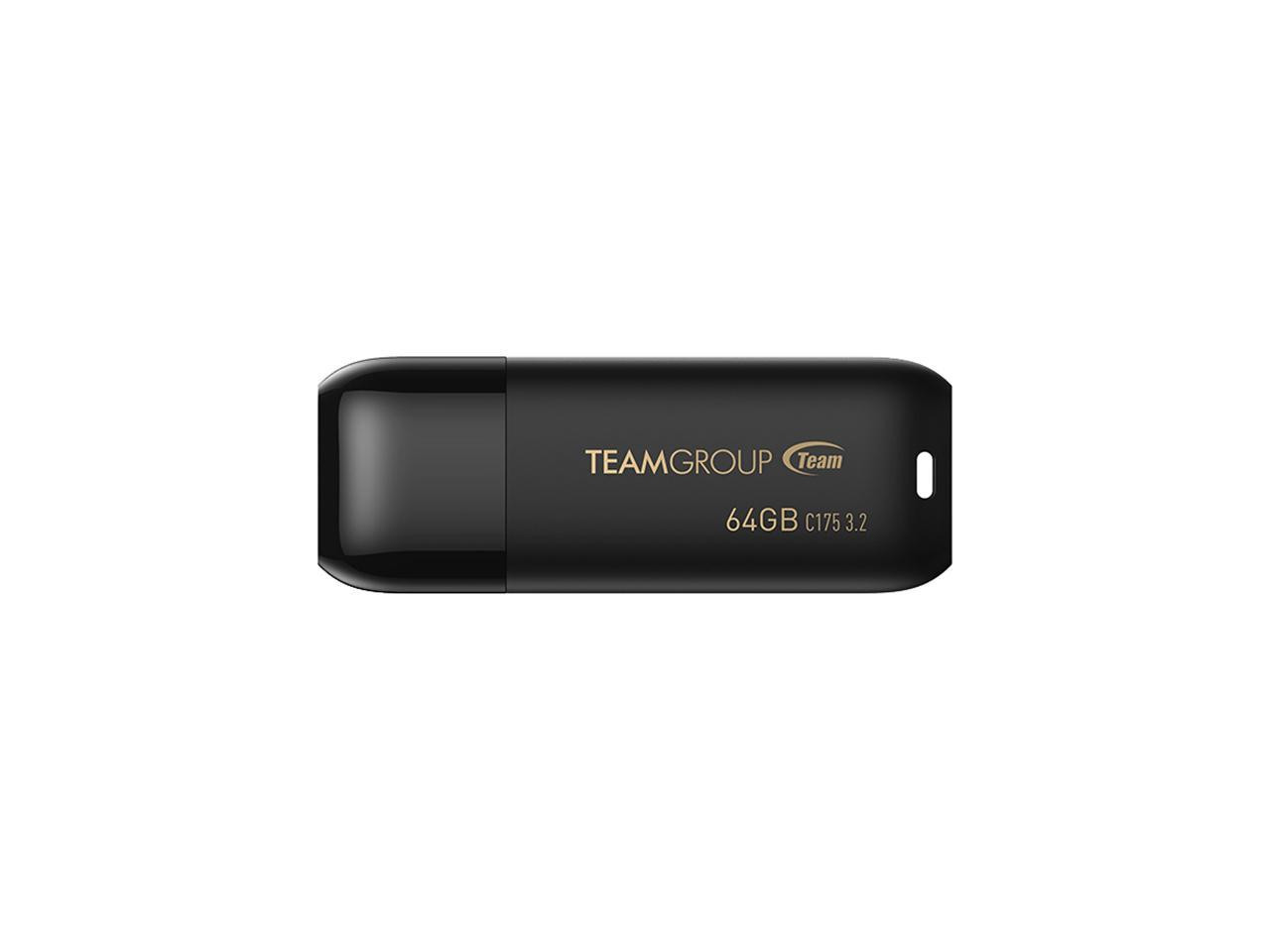 Team C175 Series 64GB USB 3.2 GEN1 Flash Drive Black Team — view 2