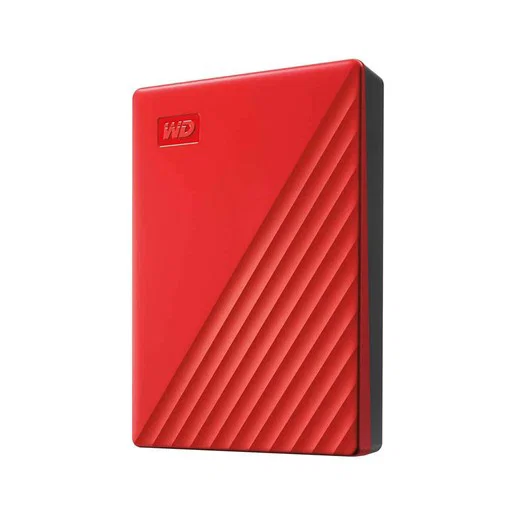 WD My Passport 4TB USB 3.2 Gen 1 External HDD Red WD — view 2