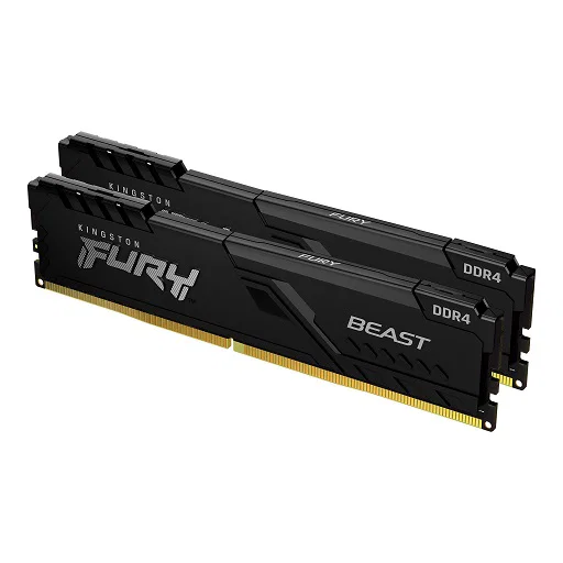 Kingston 32GB 3200MHZ DDR4 CL16 Dimm (Kit of 2) Fury Beast Black Kingston — view 2
