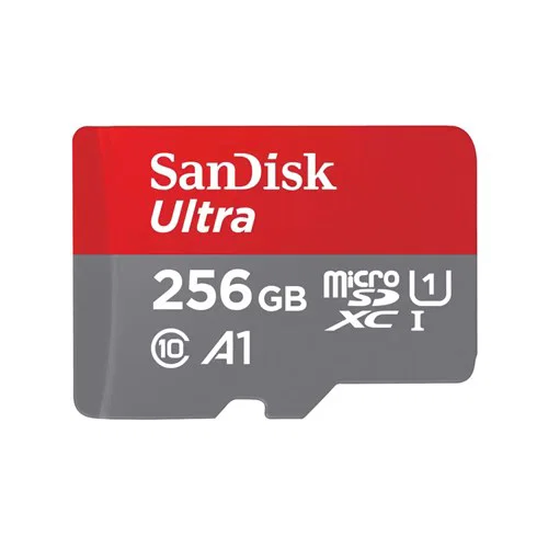 Sandisk Ultra Microsdxc Squac 256GB A1 C10 U1 Uhs-I 150MB/S R 4X6 Sd Adaptor 10Y SanDisk — view 2