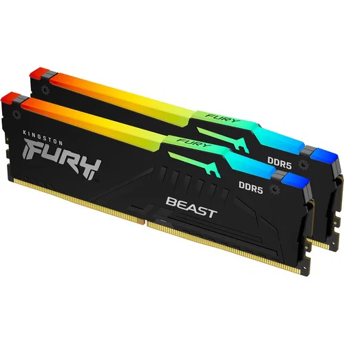Kingston 32GB 5600MT/S DDR5 CL40 Dimm (Kit of 2) Fury Beast RGB Xmp Kingston — view 2