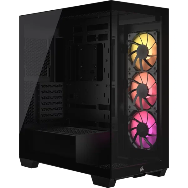 Corsair 3500X ARGB Tempered Glass Mid-Tower PC Case Black Corsair — view 2