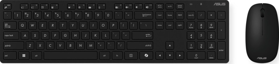 ASUS W5000 Wireless Keyboard and Mouse Set (Black) Copilot Asus — view 2