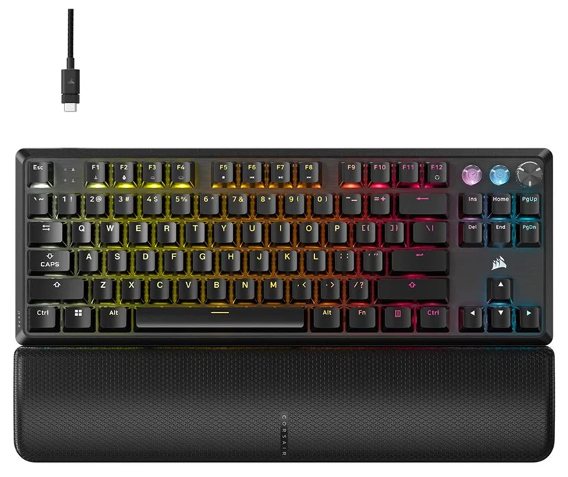 Corsair K70 Pro Tkl High Performance Hall Effect Rapid Trigger Gaming Keyboard - Black Corsair — view 2