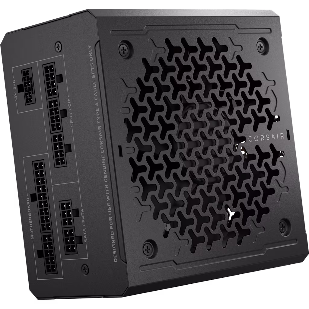 Corsair RM850E Fully Modular 850W Cybenetics Gold ATX3.1 Power Supply Corsair — view 2