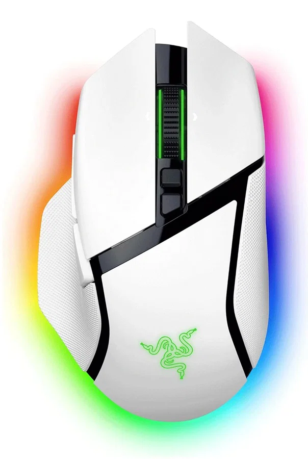 Razer Basilisk V3 Pro 35K - Ergonomic Wireless Gaming Mouse - White Edition Razer — view 2