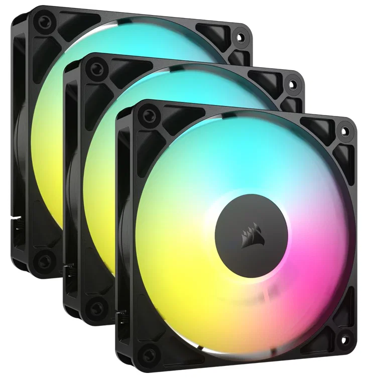 Corsair RS120 ARGB, 120MM ARGB Fan, Triple Pack Corsair — view 2