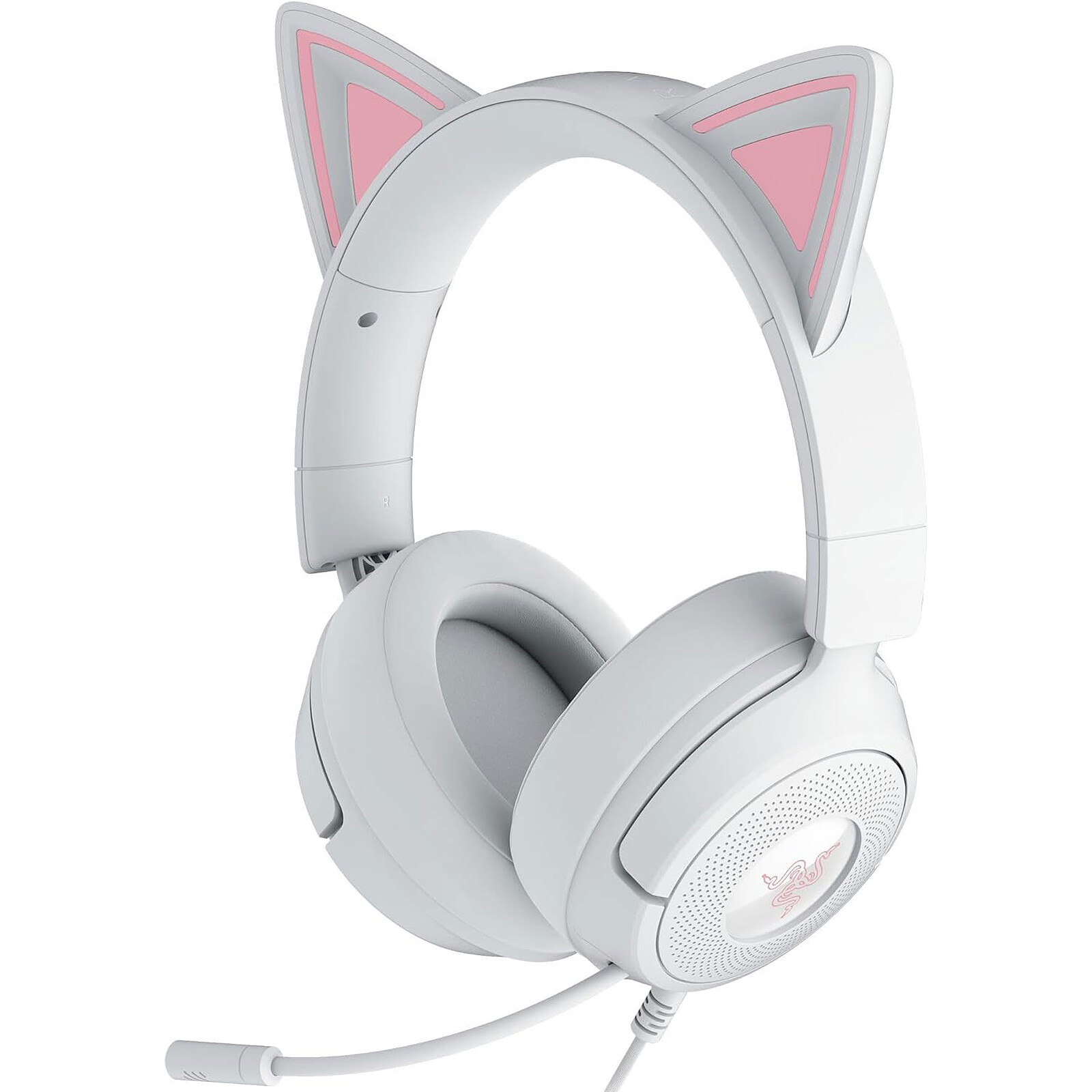 Razer Kraken Kitty V3 X - Wired Headset with Kitty Ears - White Edition - Frml Packaging Razer — view 2