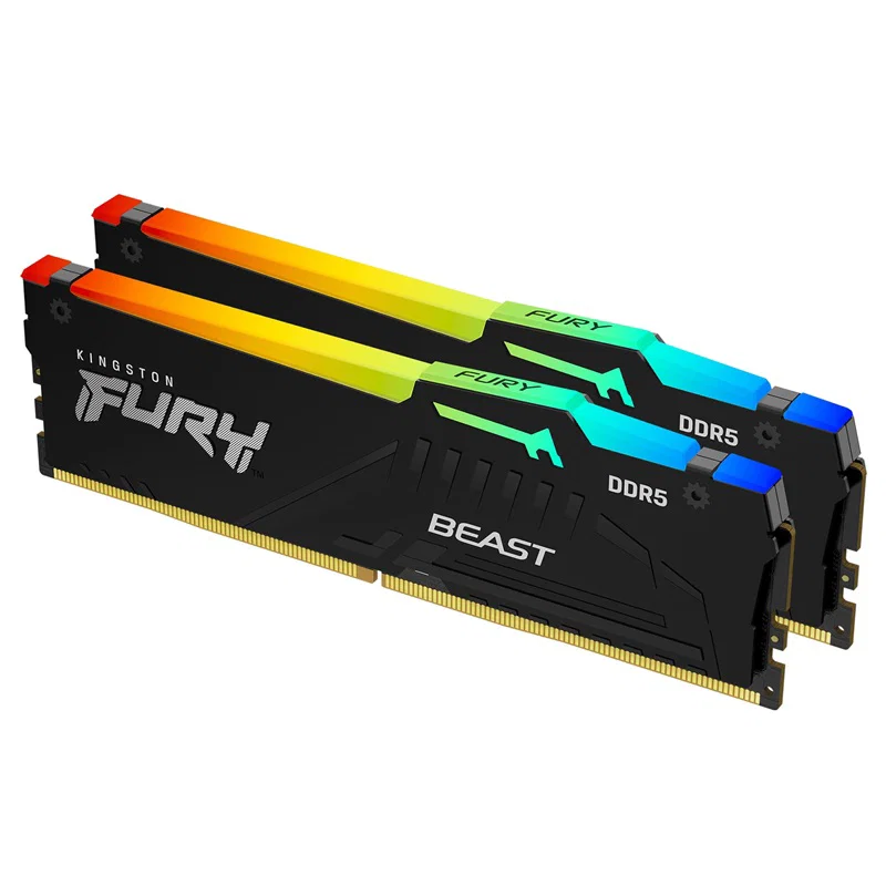 Kingston Fury Beast RGB 32GB (16GBX2) DDR5-6000 CL30 Dimm Kingston — view 2