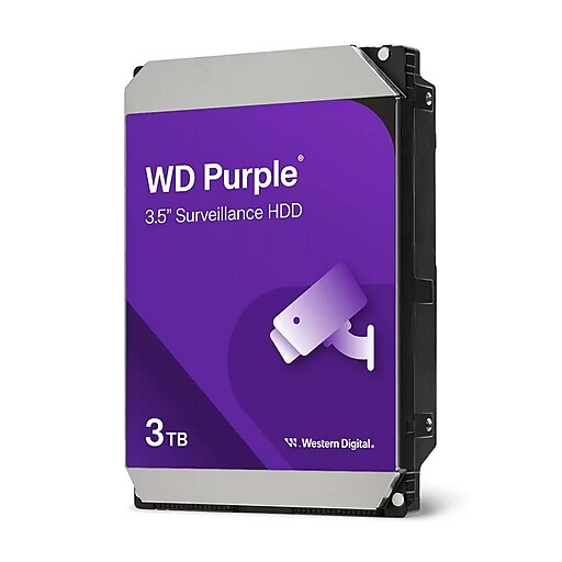 WD Purple 3TB Surveillance HDD 3.5" 128MB Cache 3YRS Wty WD — view 2
